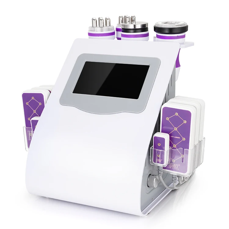 6In 1 Cavitation 2.0  40K Vacuum Weight Loss Radio Frequency Slim Vacuum Cavitation System Beauty Machine