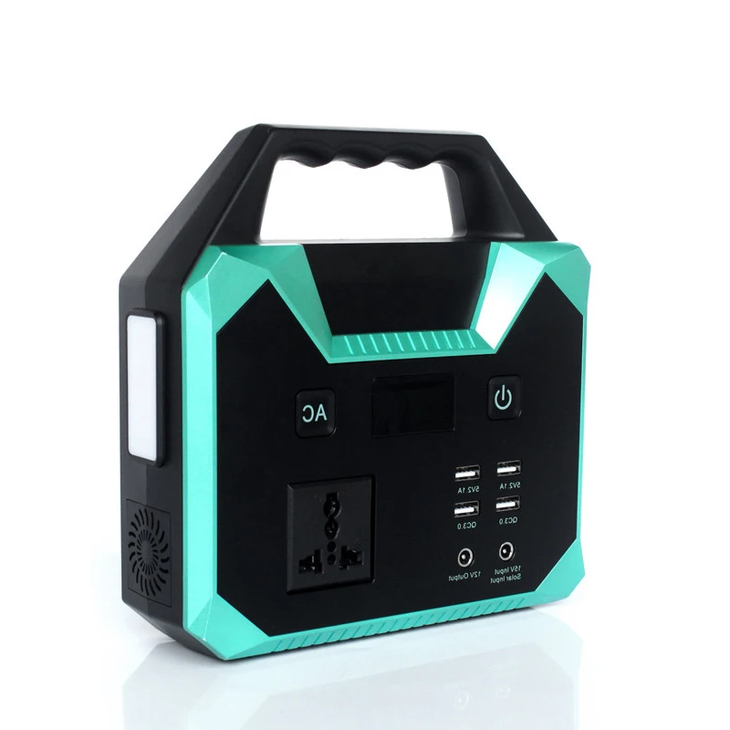 Portable Electric Power Station 100W Large Capacity Powerbank 110V 220V Lithium Power Bank Generator Energy Storage Lighting