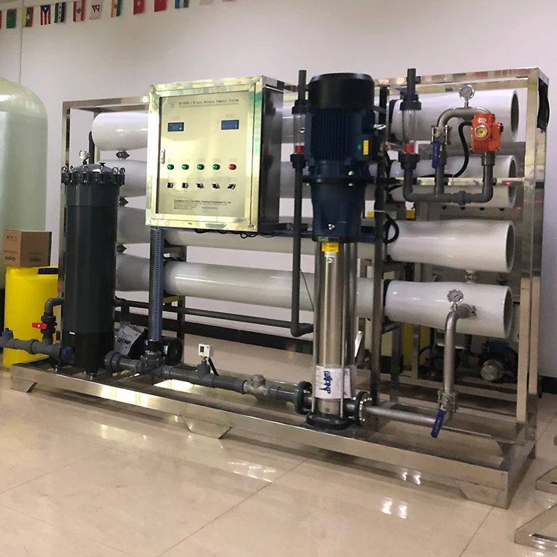 6000L/H Industrial RO Purification Machine Reverse Osmosis Filters Water Treatment System For Boiler/ Drinking/ Irrigation