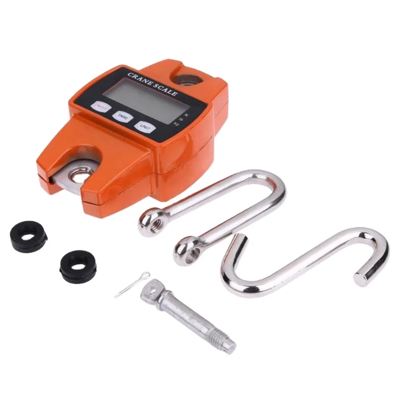 LCD Display Crane Scale with 300kg Capacity Battery Powered