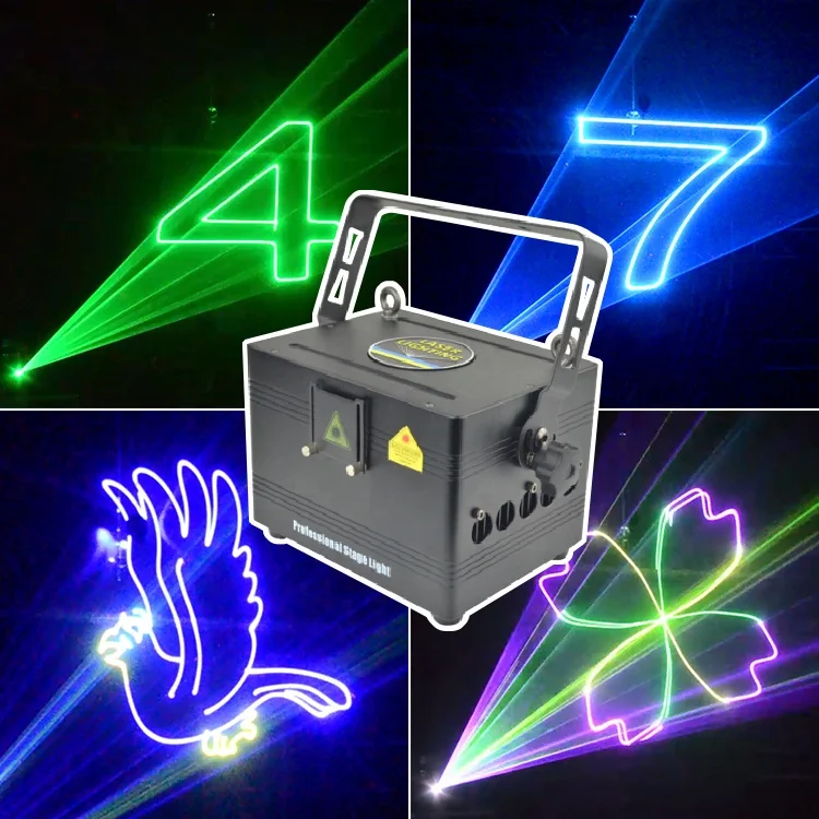 KTV disco stage RGB full color animation 2W 3W dj laser light price