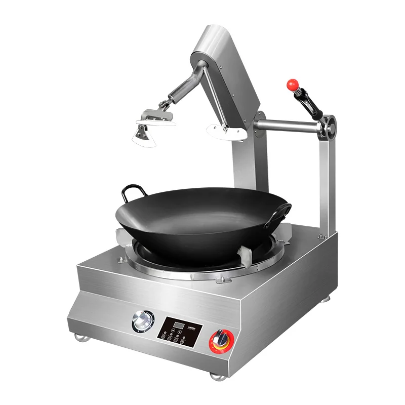 Foshan City Semikron Factory Supply LNG LPG Chef Robot Chinese Food Cooking Robot Kitchen Machine Wok Hei Taste