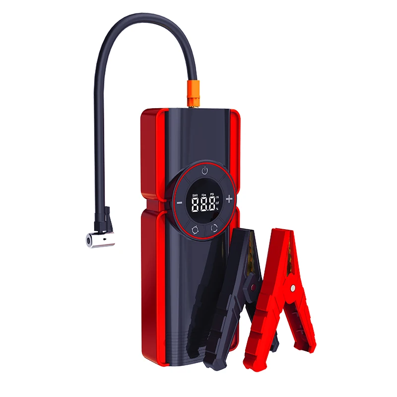 EDSUN 10000mAh powerbank 12V portable wireless small air pressure pump for car and bike