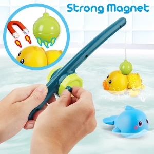 DADI OEM&ODM Hot Sale Toddlers Swimming Fishing Game Toy Water Play 2022 Bath Toys Set Kids Fishing Bath Toy