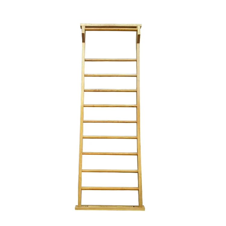 Wooden Fitness Swedish Ladder, Equipment Gym Pull Up Bar Wall