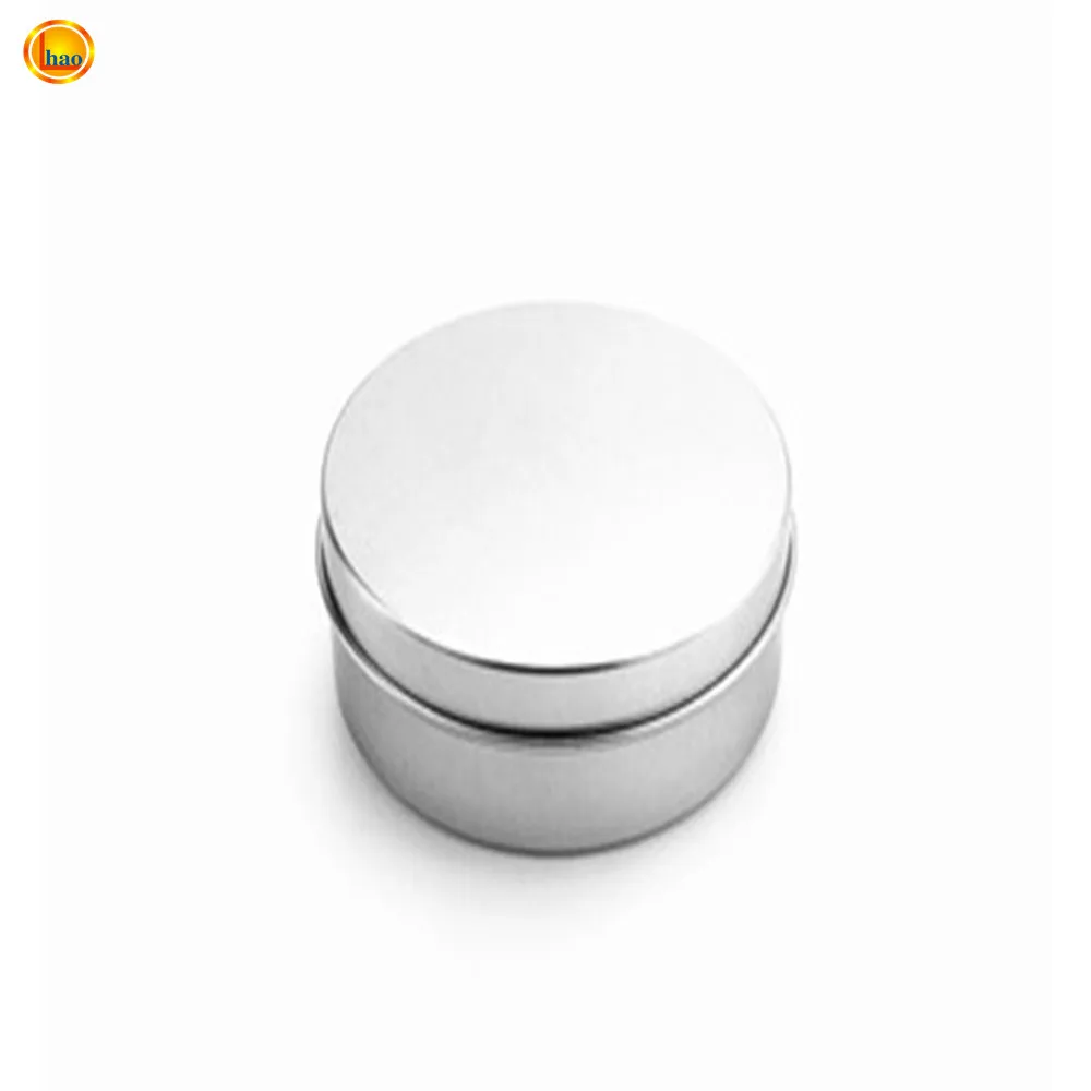 
Wholesale custom color metal candle tins with lid for candle making 