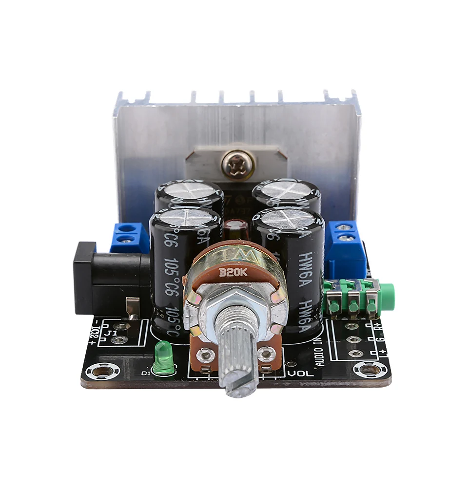 TDA7377 Power Home Amplifier 15Wx2 Audio Stereo Mini Amp DIY Bookshelf Sound Music Speaker Amplifier With Tone Control