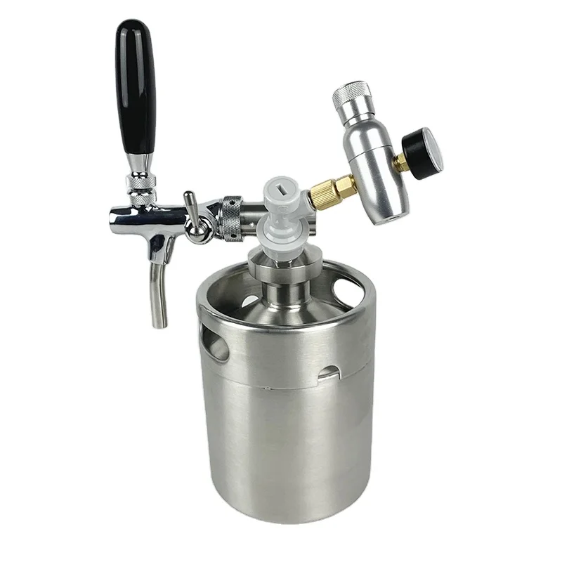 Draft Beer Growler Beer Barrels Dispenser Stainless Steel 304 Mini Beer Keg 5l 10l 3.6l 4l 2l With Dispensing System