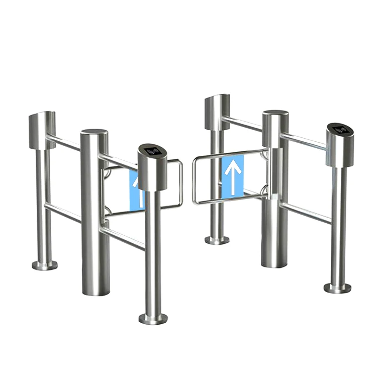 Automatic Anti collision Swing Gate Turnstiles Bi-directional Supermarket electric Swing Barrier Speed gate accessories