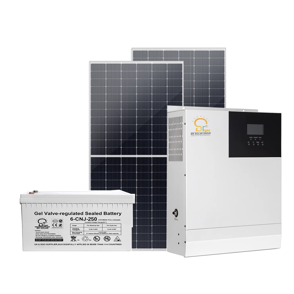 BR SOLAR High Performance Gel Solar Battery 12V 250Ah Solar Generator For Solar Energy System