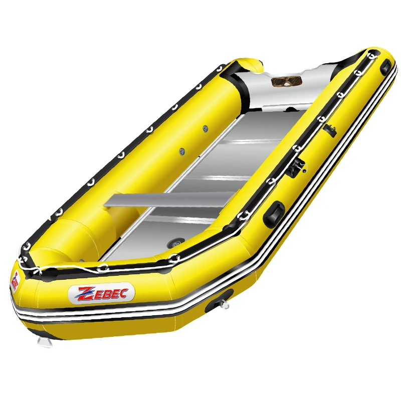 Zebec Kxone PVC Inflatable Kayak Canoe fishing rubber boat cheap assault boat for sale