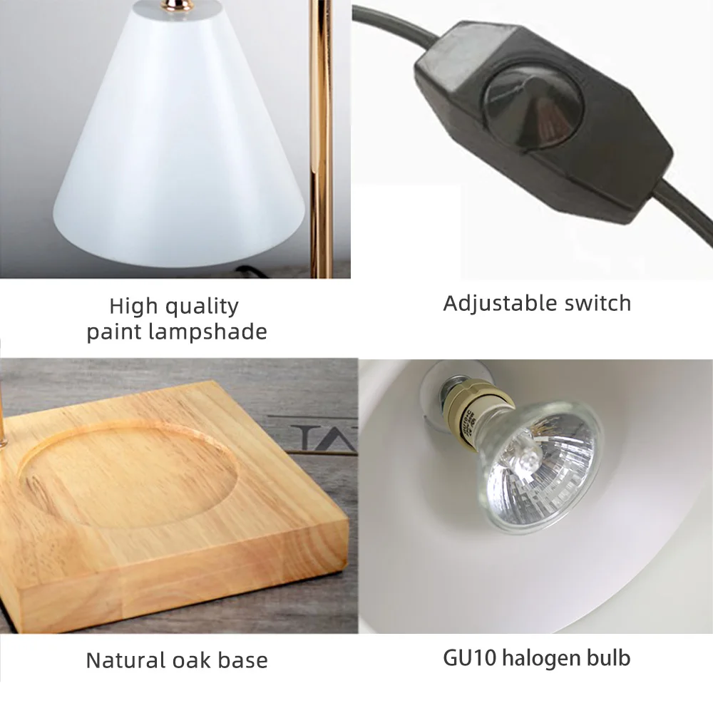 Europe Simple Exquisite Melting Wax Incense Burner Candle Warmer Lamp Table Lamp