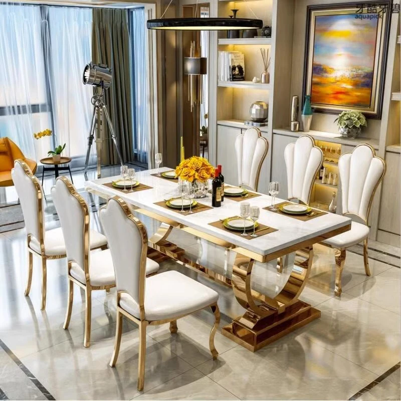 Modern Dining Room Table And Chairs Set For 8 Luxury Dining Table Set