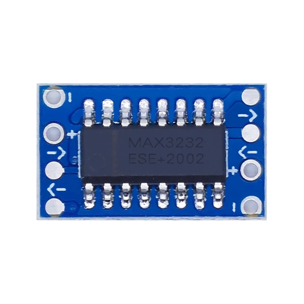 AEAK 10PCS The mini RS232 MAX3232 turn TTL level conversion board serial conversion module.