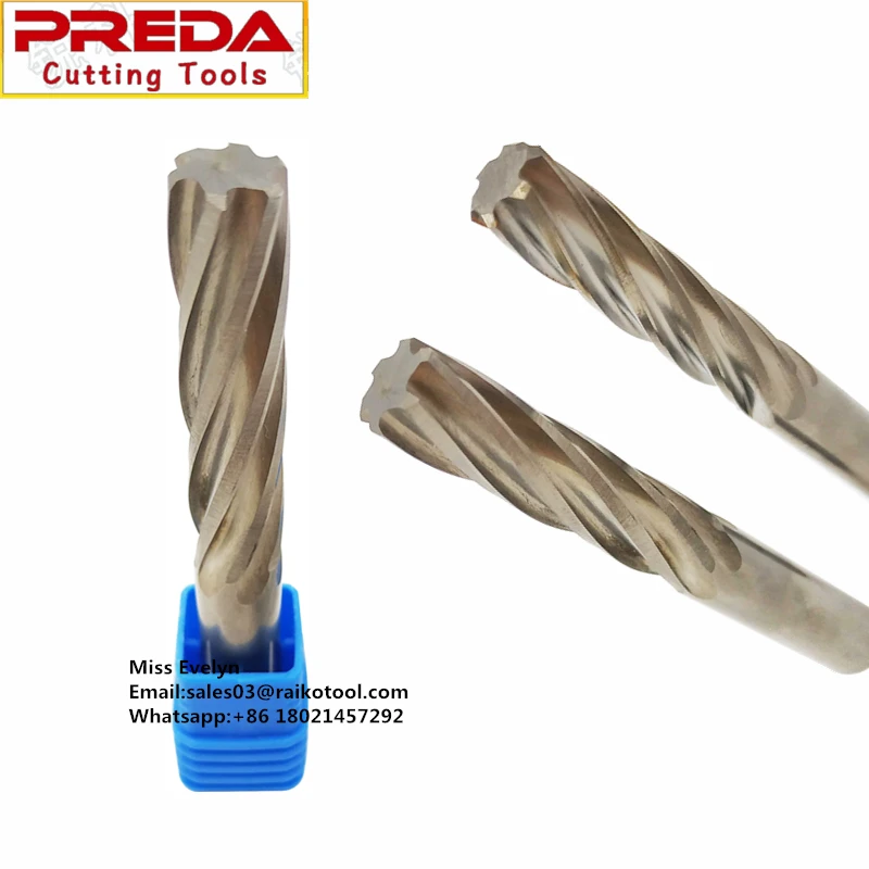 Tungsten Milling Tools 6 Flutes coated Solid Carbide Reamer