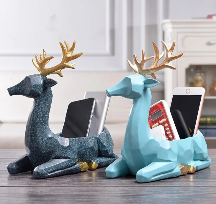 Whole Resin Mobil Phone Holder, Resin Beer Figure