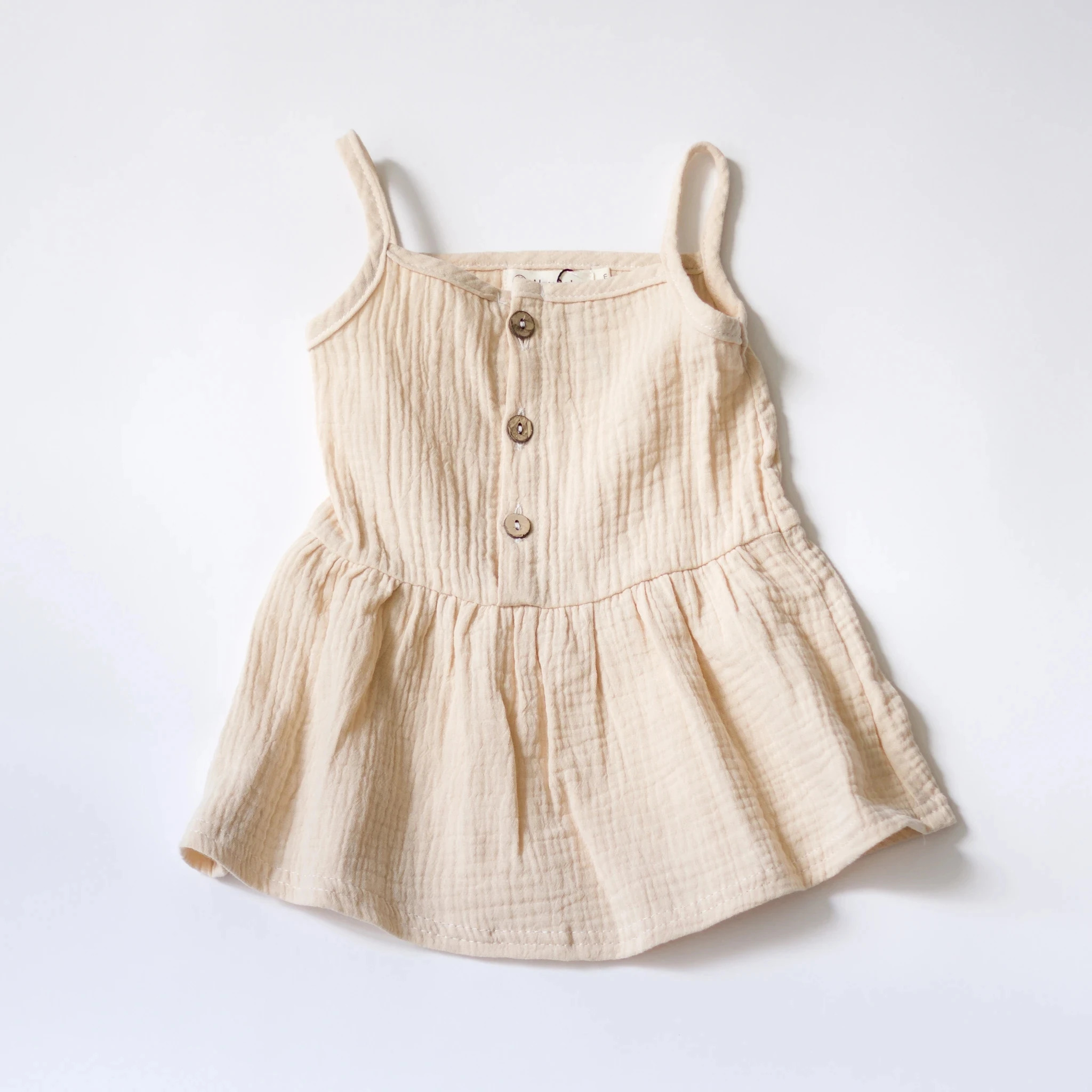 Новое поступление, летние льняные хлопковые кружевные платья с круглым вырезом для маленьких девочек