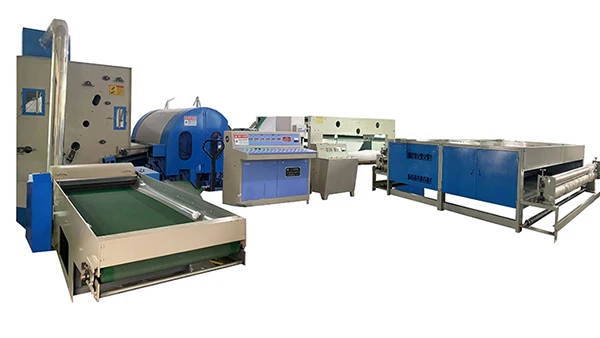 high speed nonwoven polyester staple fiber wadding production line carding machine