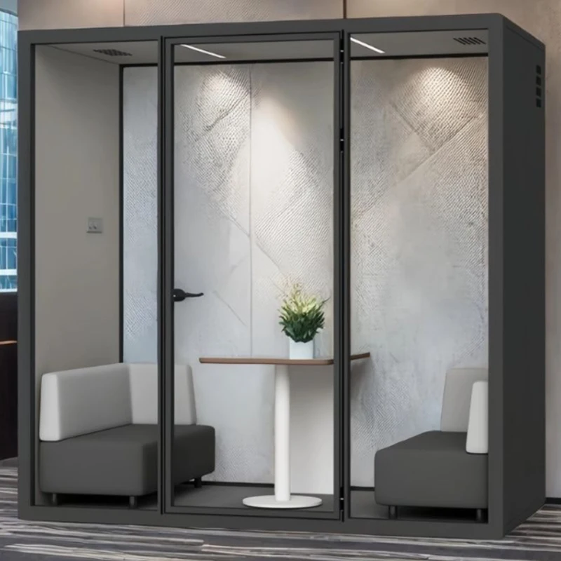 New Design Movable Meeting Pod Soundproof Office Phone Booth Working Pod For Hospital Garden School