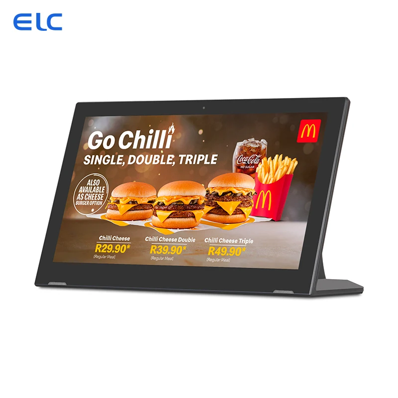 WL1513T(2022) 15.6 inch L shape quad core touch screen tablet RK3399 POE RJ45 NFC Front Camera desktop android devices