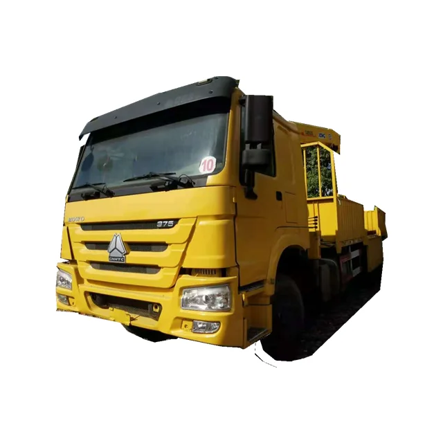 SECOND HAND construction equipment nice state TRUCK MOUNTED CRANE ON SALE 8 TON