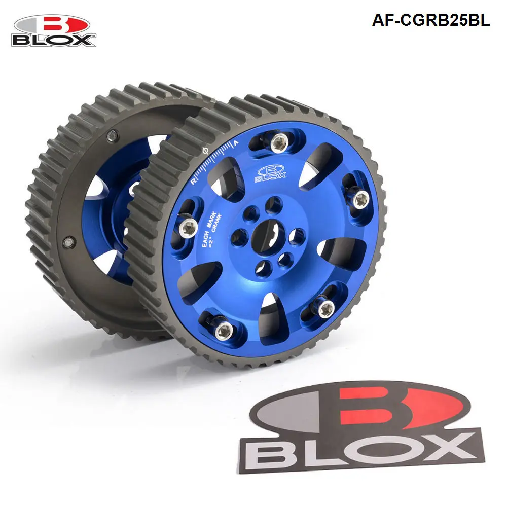 AUTOFAB - adjustable Timing Cam gears RB20DET RB25DET RB26DET Blox blue For Nissan Skyline AF-CGRB25BL