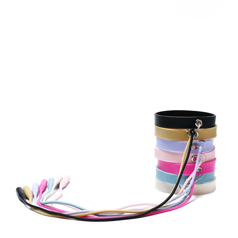 Silicone Tweezers Protecter Bracelet Eyelash Tweezers Holders Bracelets Silicone Rubber Wrist Band Tweezers Auxiliary Tools