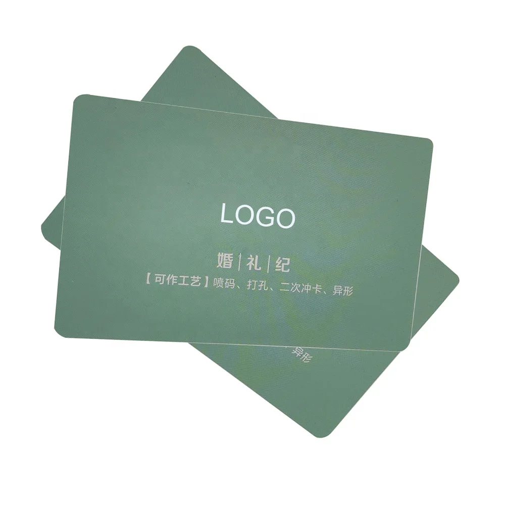 Business Card Printing Custom PVC Transparent Plastic Business Card Wedding Cards
