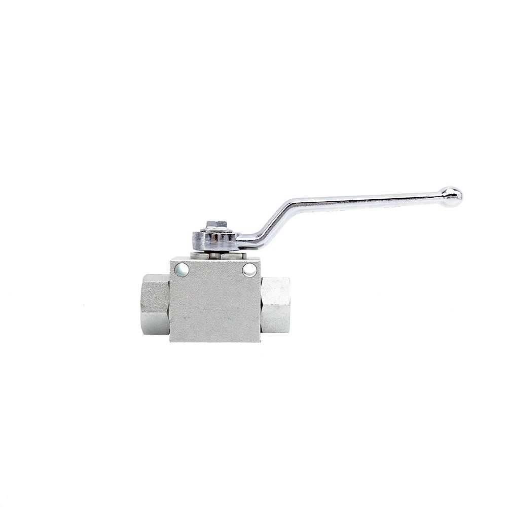 two ways female threaded stainless steel hydraulic VH2V-G3/8 high pressure ball valve 3/8inch dn06