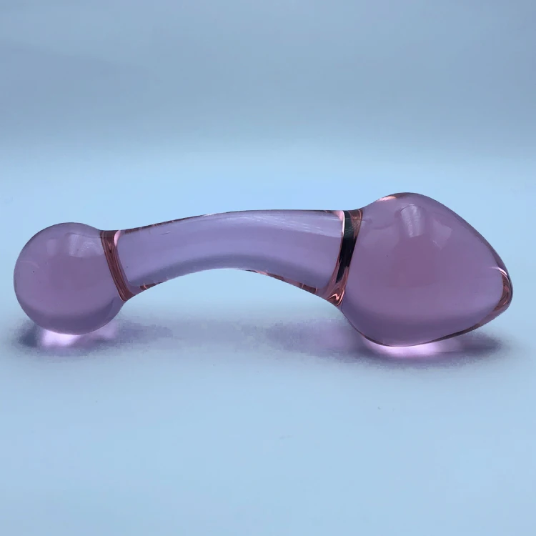  Homemade 7Pcs Anal Set Masturbator Pink Crystal Adult Sex Toys Glass Plug For Woman And