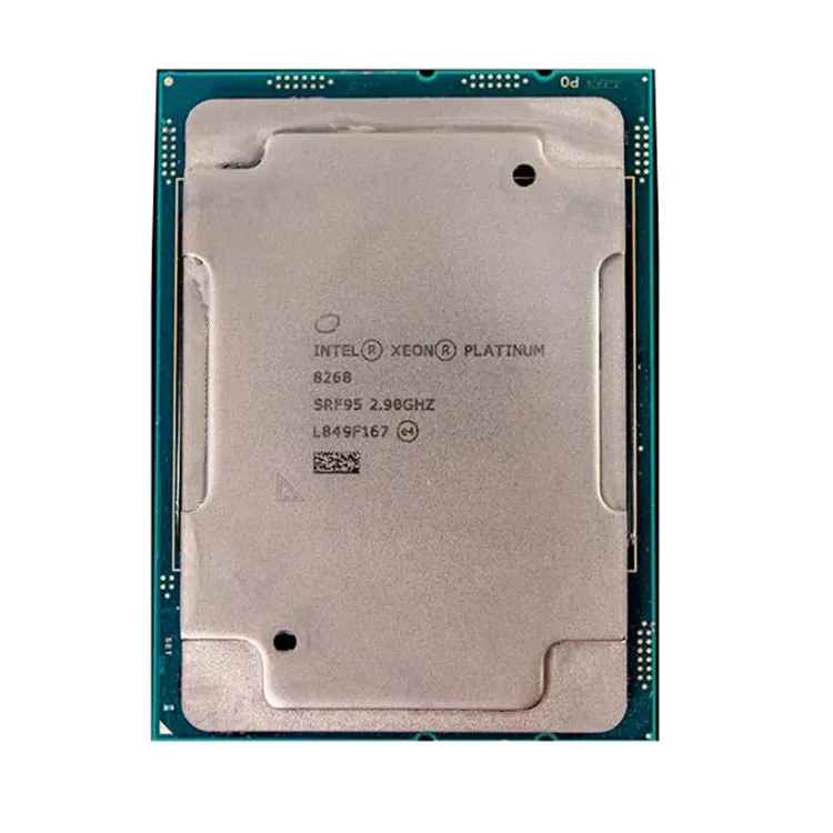  Новые оригинальные Платиновые процессоры Xeon 8268 24 ядра 2 90 ГГц 205 Вт ЦП