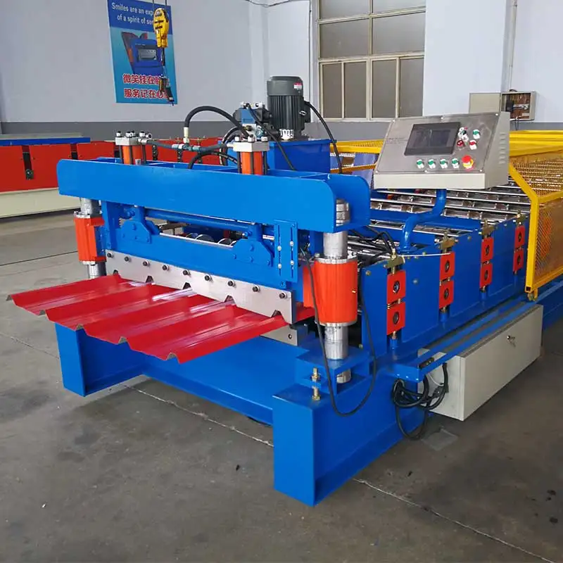 HUATONG 840 Roof Tile Trapezoidal Roofing Tiles Making Machinery