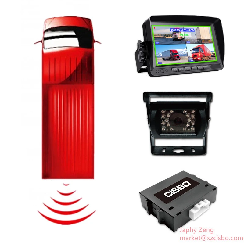 radar proximity warning system for heavy duty truck pwas system