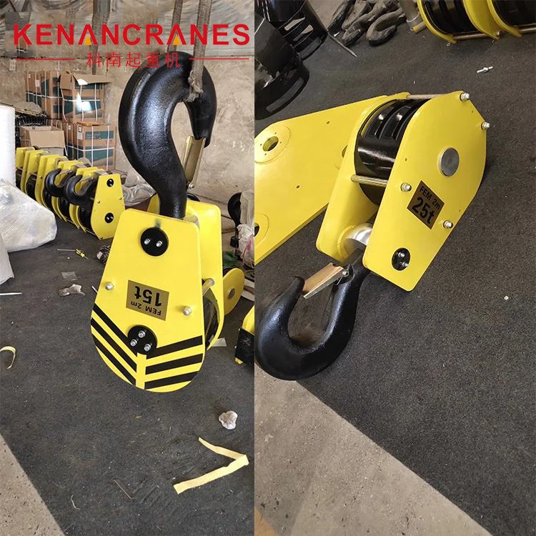 50 ton Customized Crane Hook Group Forged Crane Lifting Single Hook