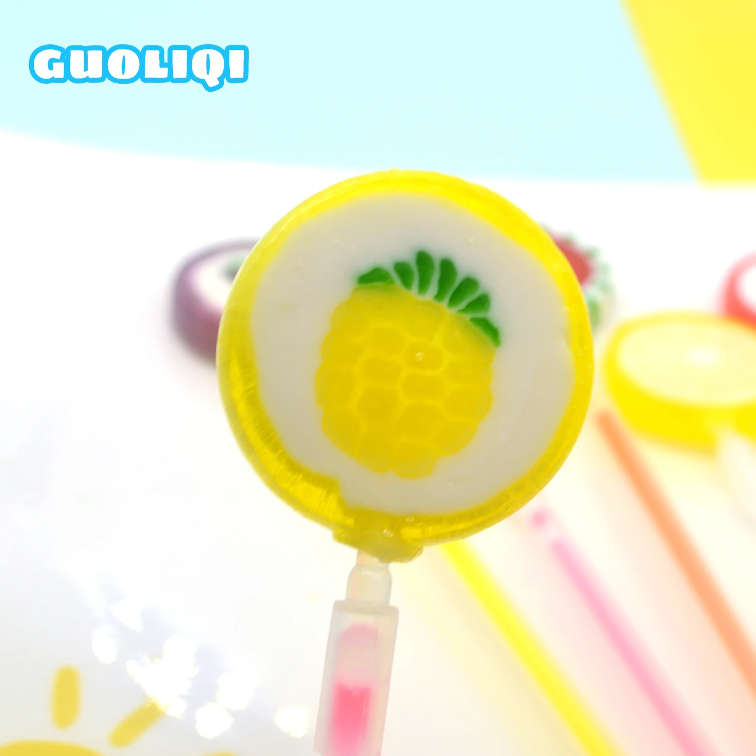 Factory High Quality Products 20g Fluorescent Stick Mix Fruit Flavor Handmade Hard Candies Lollipop