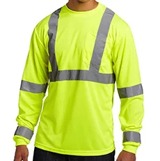 ZUJA ANSI 107 Factory Directly Fluorescent Safety Hi vis Shirt