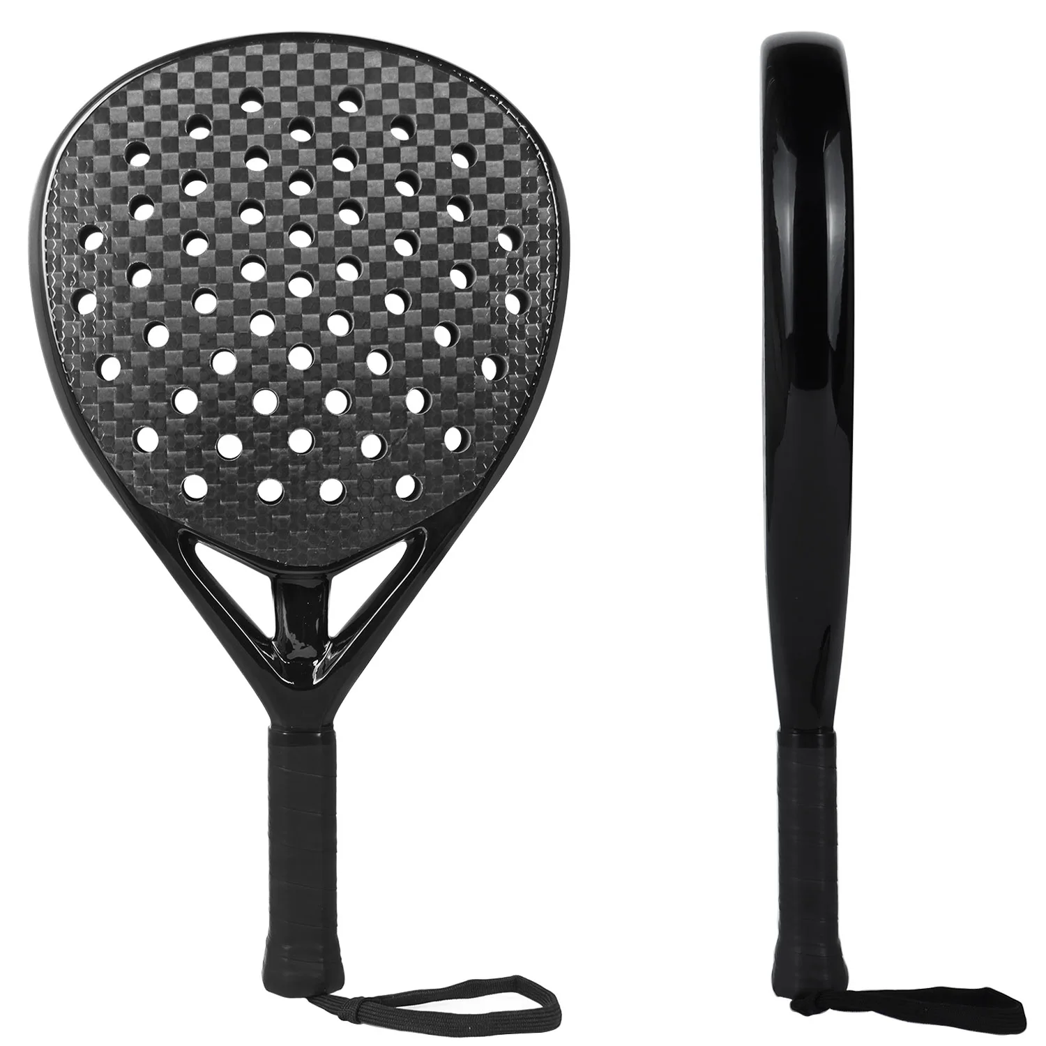 3K/12K/18K Custom Logo Tear Drop Head Padel Rackets