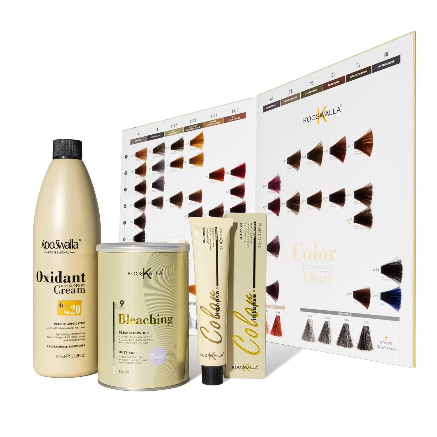 Kooswalla In Stock Organic And Natural Plant Based Ammonia Free Permanent Hair Color Dye For Men And Female