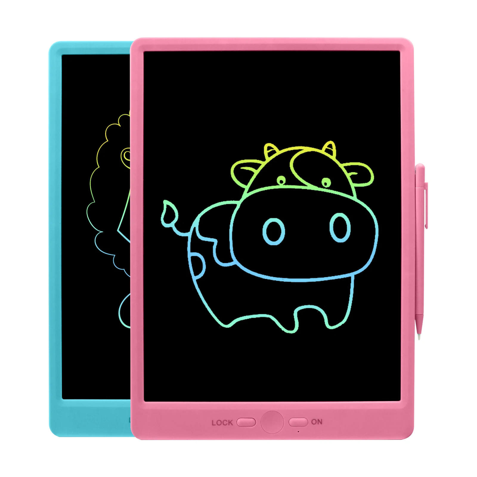 Kids 15 inch LCD writing tablet for kiss Magnetic Drawing Board with Lock Key Electronic Notepad Office Gifts