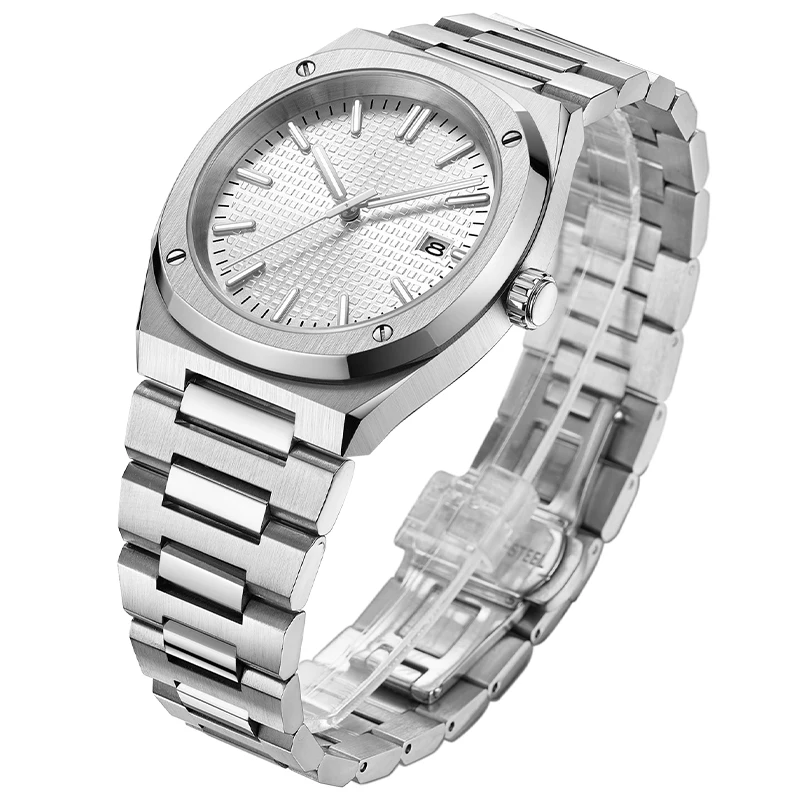 Oem Quartz Watch Stainless Steel Uhr Custom Logo Designer Watches For Men Private Label Men luxury Watch