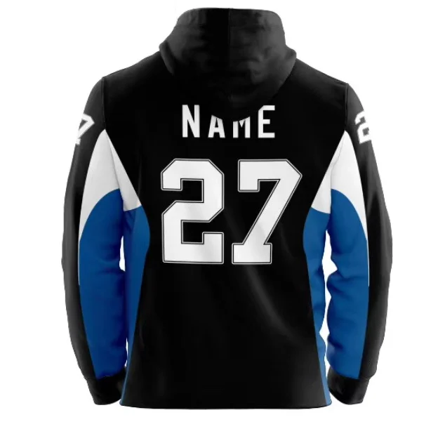 cheap sublimated printing custom hockey hoodie jersey