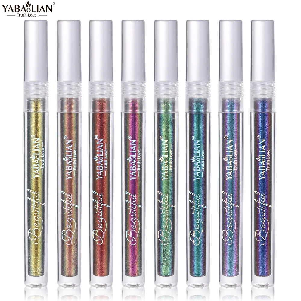 Chameleon Liquid Eyeshadow Metal Chameleon Makeup Lipgloss Shimmer Pigment Glitter Eye Shadow Lipstick Shine Diamond Eyeshadow