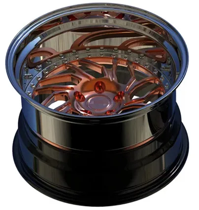 deep dish 3-pieces passenger car wheels & tires and 18 inch 5 hole aluminium rim other wheels accessories Customized Forged rim