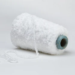 Polyester/Nylon Fiber Yarn Two side Fiber Fancy Yarn Chenille Yarn Customized Color Feather Yarn