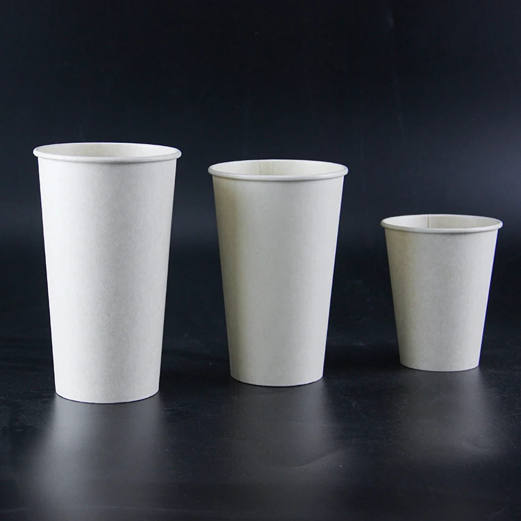 100% биоразлагаемые Биоразлагаемые бумажные стаканчики с полилактидным сахарным тростником, биоразлагаемые