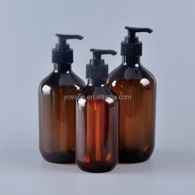 Premium body wash disinfect liquid 300ml 400ml 500ml 10oz 16oz shampoo shower Gel amber hair lotion pump spray plastic bottle