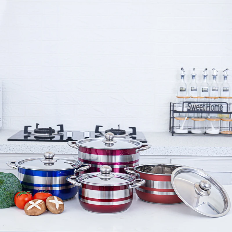 High Performance Desini Non Stick Restaurant Supply Set Of Pots Kitchen MultiPurpose Neoflam Cookware Set Ceramic