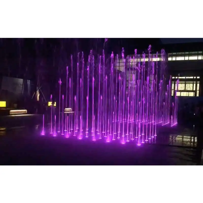 Outdoor garden square customize floor fountains with led lights