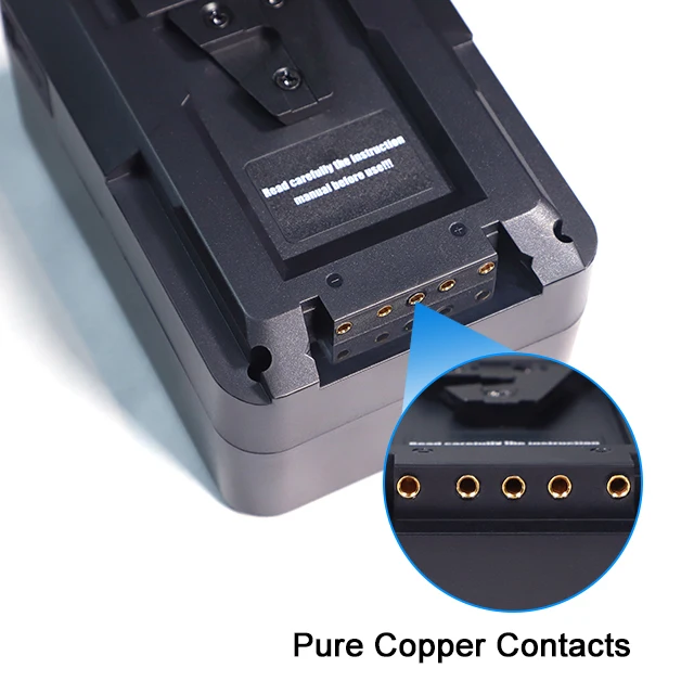 High quality rechargeable lithium ion batteries 74Wh v lock v mount battery with LCD display for sony camcorders