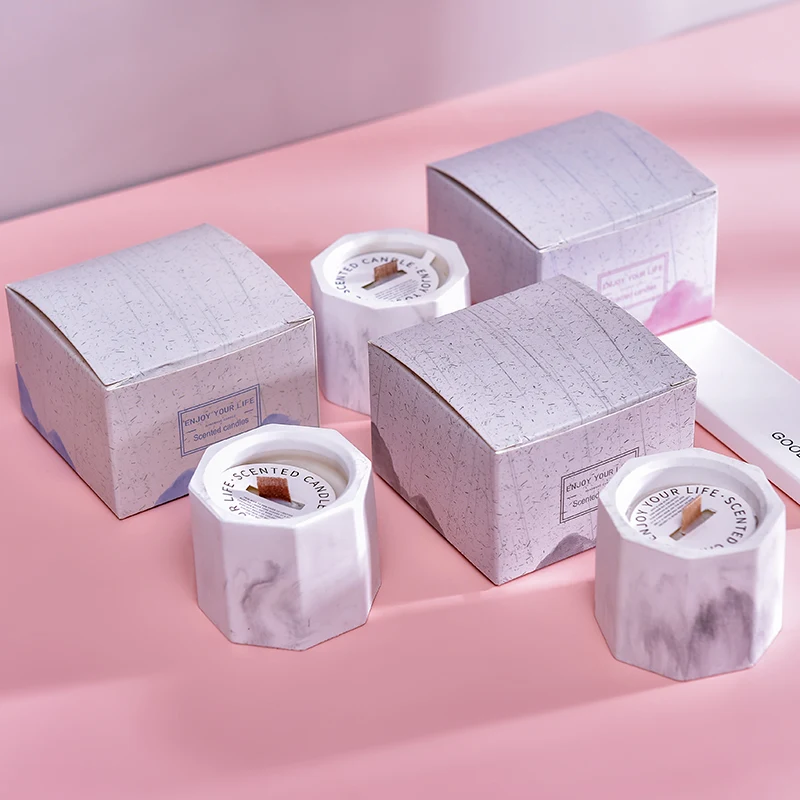 Greek Sculpture Custom Logo Scented Candles Luxury Aromatherapy Candle Gypsum Aromatherapy Candle